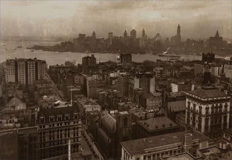 An Aerial View Of New York City In The Early 1900s
