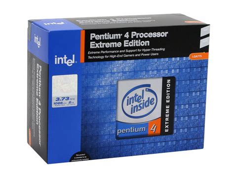 Intel Pentium 4 Extreme Edition 373 Pentium Extreme Edition Prescott