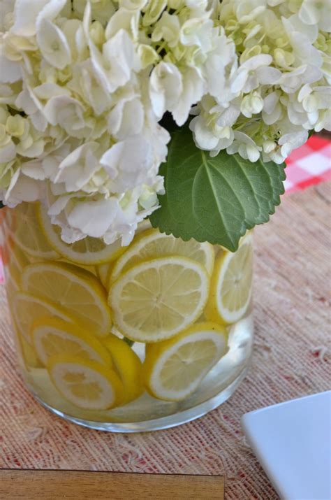 Bright And Fresh Diy Lemon Vase Centerpiece — From Scratch With Maria