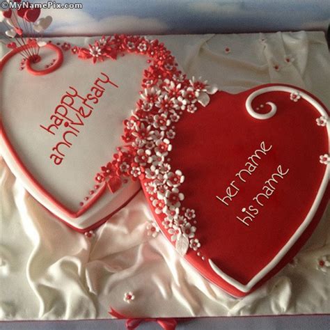 Funny birthday wishes for younger sister. Happy Anniversary Hearts Cake With Name