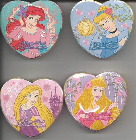 Disney Princess Magic Towel Set Of 4 Valentine Favors Towel Set Crafts