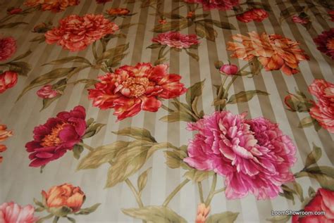 Hd89 Classic Floral Peony Dahlia Bold Large Scale Floral Jacquard Pink