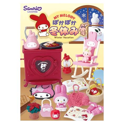 Re Ment New Miniature Sanrio My Melody Winter Vacation Set