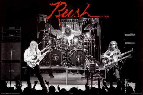 Rush Poster 36 X 24in Rush Poster Rush Band Rush Concert