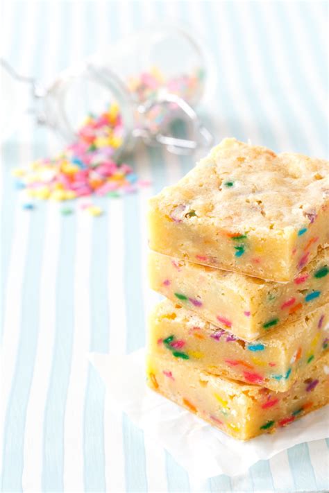 White Chocolate Funfetti Blondies Love And Olive Oil