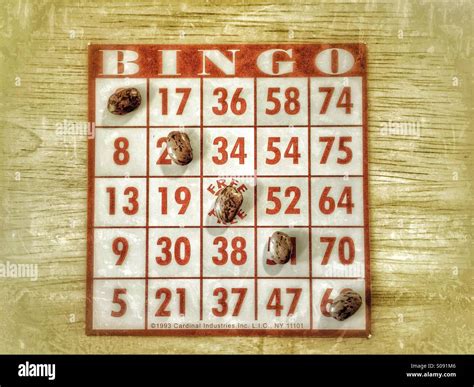 Carte De Bingo Banque De Photographies Et Dimages à Haute Résolution Alamy
