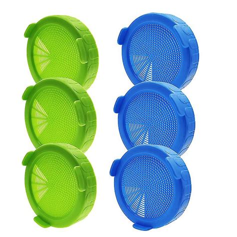 Plastic Sprouting Lids Wide Mouth Jars Filter Sprouting Jar Strainer