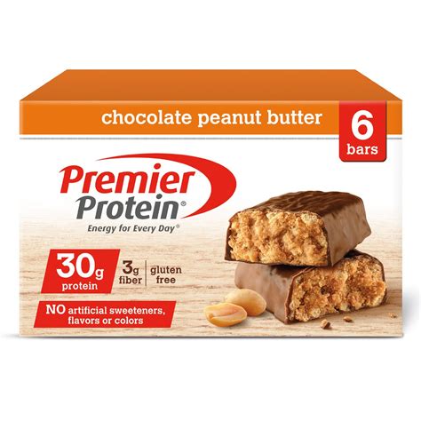 Premier Protein Nutrition Bar Chocolate Peanut Butter 30g Protein 2