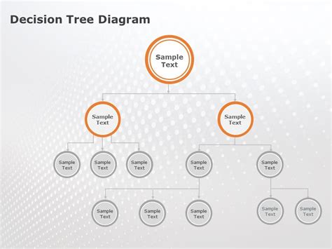 Decision Tree Diagram With Text Boxes Powerpoint Template
