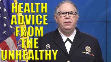Health Advice From Unhealthy Public Health Officials Youtube