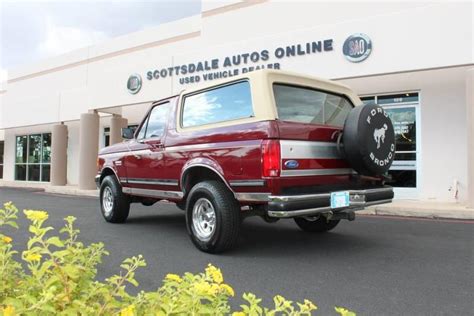 1990 Ford Bronco Xlt 4x4 Xlt Stock C1116 For Sale Near Scottsdale Az