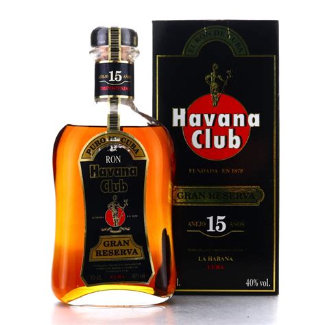 Havana Club 15 Year Old Gran Reserva Rum Auctioneer