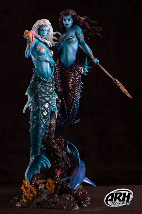 Arh Studios Twins Mermaids 14 Statue Toyslife