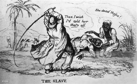 A Slaveowner Whipping A Slave To Death Photo Dactualité Getty Images
