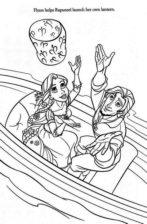 Tangled Boat Coloring Pages Coloring Pages