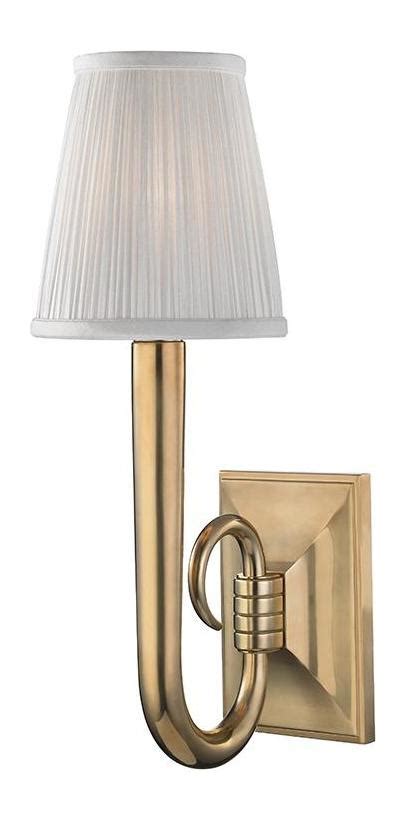 Hudson Valley Aged Brass Douglas 1 Light 16 Tall Wall Sconce With