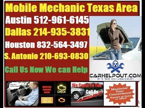✅ our local technicians are ready to help you 24/7. Mobile Auto Mechanic Texas Pre Purchase Foreign Car ...