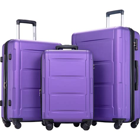 Segmart 3 Piece Carry On Luggage Sets Segmart Lightweight Carry On