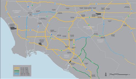 Toll Roads California Map