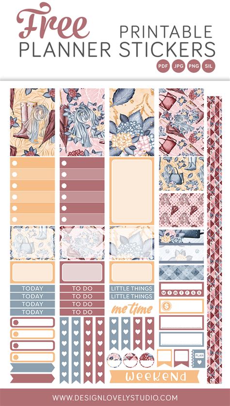 Paper And Party Supplies Diy Digital Planner Stickers February Monthly