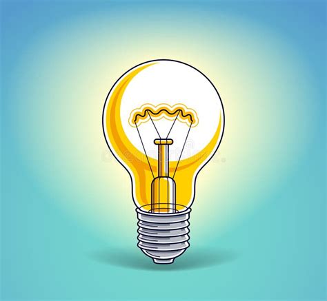 Light Bulb Concept Idea Beautiful Vector Stock Vector Illustration