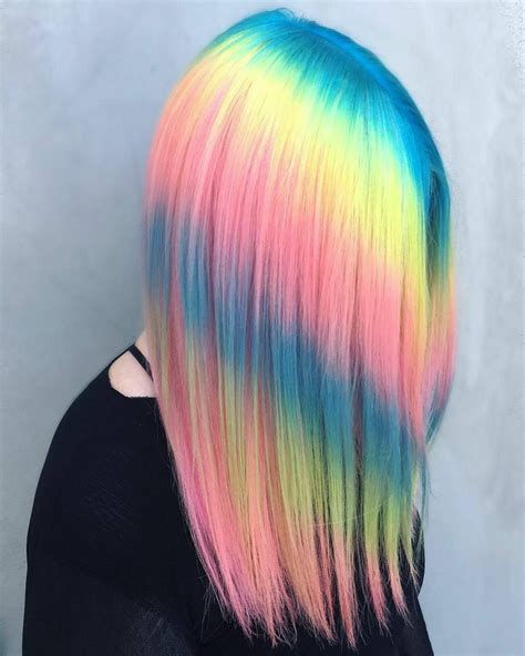 Pin By Beyoutiful And Sparkle On Rainbow Colours Hair Color Pastel