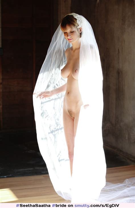 Bride Veil Beautiful Girl Uniform Teen Young Haired Pussy