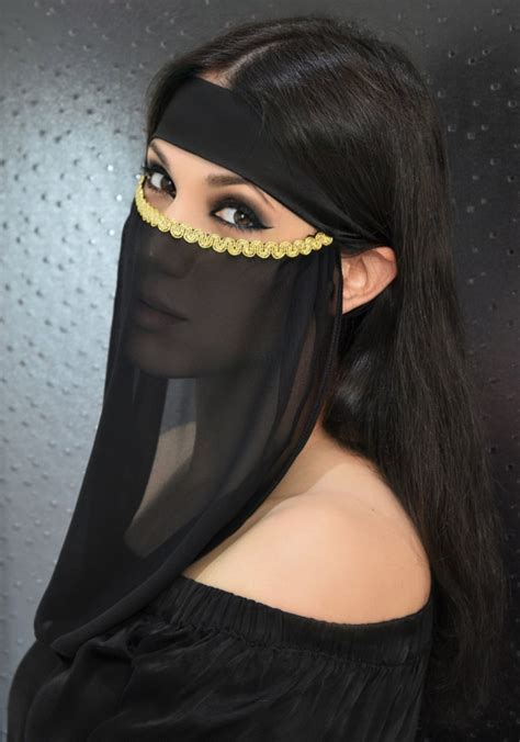 Sexy Full Face Mask Sheer Face Veilbelly Dancer Maskchiffon Veilarabian Maskniqab