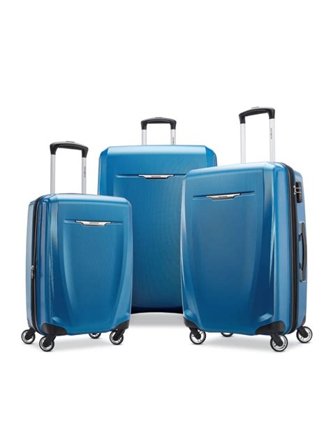 Samsonite Mens Winfield 3 Dlx Expandable Spinner Luggage 3 Piece Set