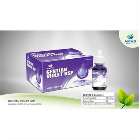 Gentian Violet Usp Packaging Type Box At Rs 15unit In Thane Id