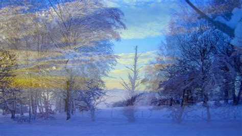 Beautiful Snow Scenes Set To Christmas Music Youtube