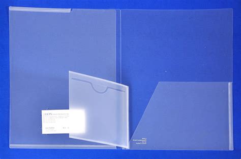 Clear Plastic Presentation Folders With Cd Pocket
