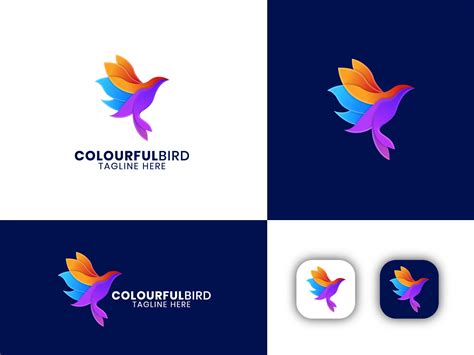 Colourful Bird Logo By Designs Park On Dribbble
