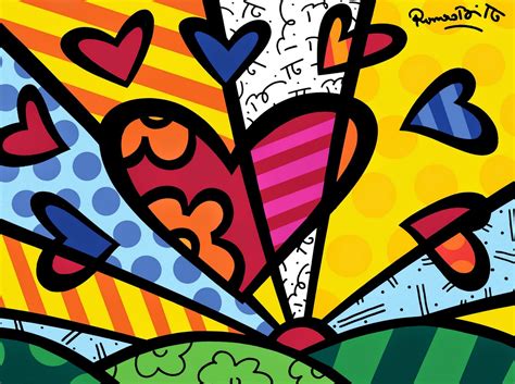 Quais Tipos De Traços Romero Britto Utiliza Em Suas Obras