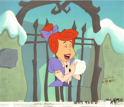Wilma Flintstone Animation Cel N Drawing Hanna Barbera 1994 Etsy