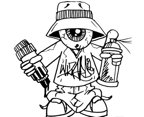 Gangster Girl Coloring Pages