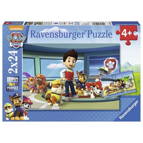 Ravensburger Kinderpuzzle Paw Patrol Hilfsbereite Spürnasen 2x24 Tei