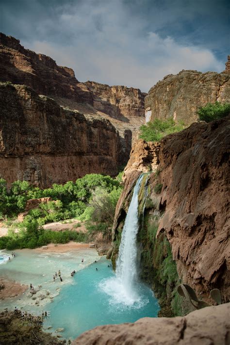 Minden Nap Más Havasu Falls Grand Canyon Arizona Usa 3840x5760