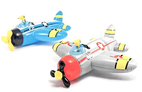 New Designintex 57537 Inflatable Airplane Water Pool Float Water Gun