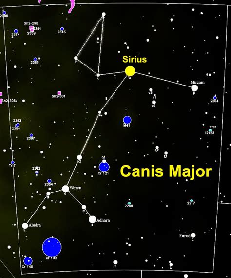 Canis Major Charta Negative Cropped Canis Major Wiktionary Canis