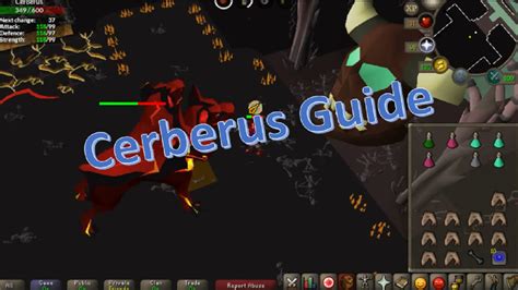 Osrs Cerberus Guide Hellhound Boss Youtube