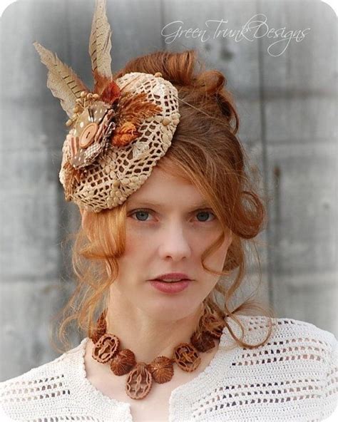 Fascinator Hats Headpiece Boho Wedding Rustic Wedding Pheasant