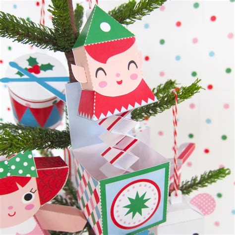 Fantastic Toys Jack In The Box Ornament Freebie Christmas Paper
