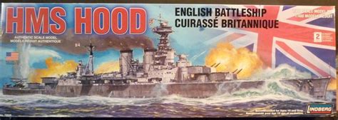 Lindberg Hms Hood Battleship Plastic Model Kit Lnd