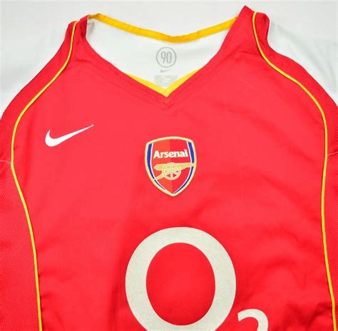 2004 05 Arsenal Shirt L Football Soccer Premier League Arsenal