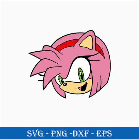 Amy Rose Svg Sonic The Hedgehog Svg Cartoon Svg Png Dxf E Inspire