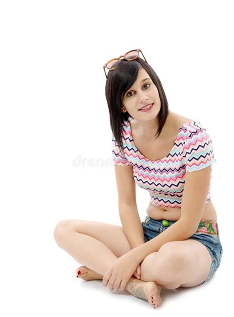 Girl Sitting Cross Legged
