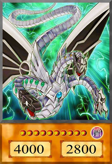 The Pokemon Card Has An Image Of A White Dragon With Blue Eyes And