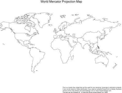Printable Map Of World Blank Printable Maps