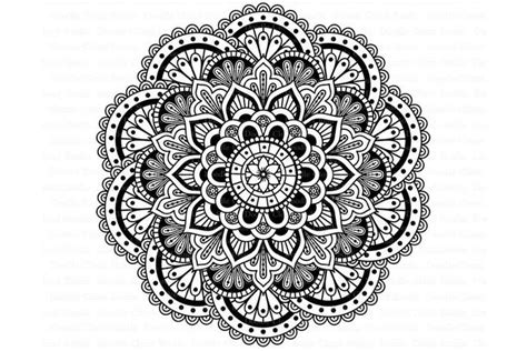 Mandala Svg Dxf Mandala Zentangle Mandala Svg Files For Silhouette